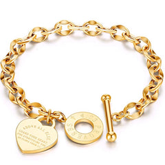 Proverbs 4:23 Gold Bracelet