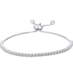 Tennis bracelet- adjustable